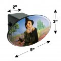 Wizard Of Oz Scarecrow Character Oval Tow Trailer Hitch Cover Plug Insert