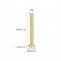 Uxcell Brass Machine Screws M3x30mm Phillips Pan Head Fastener Bolts For Furniture Office Equipment Electronics 36pcs