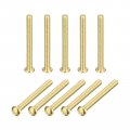 Uxcell Brass Machine Screws M3x30mm Phillips Pan Head Fastener Bolts For Furniture Office Equipment Electronics 36pcs