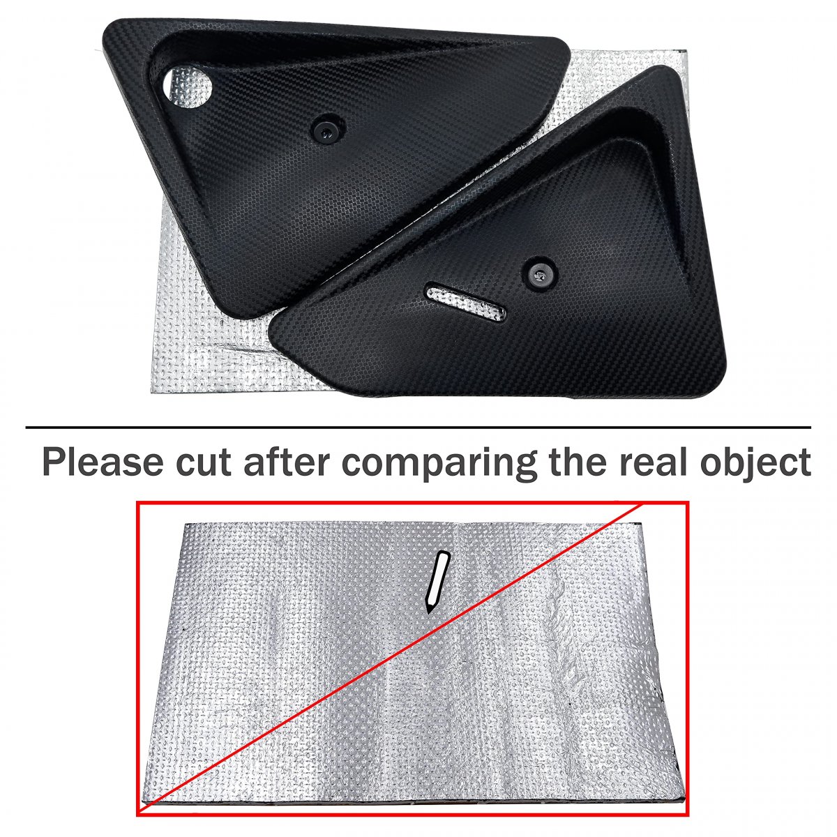 Httmt- Gzsp-k1-008- 1pair Radiator Side Cover Panel Guard Protector For 1050 1090 1190 1290 Adv See Fitment