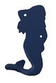 Cast Iron Decorative Wall Hooks Set Of 4 Blue Distressed Mermaids Hook 2 75 X 5 1 25 Inches Model 30081