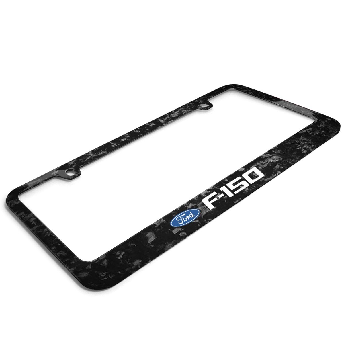 Ford F-150 Real Black Forged Composite Carbon Fiber License Plate Frame