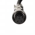 Uxcell Gx12 3 Pin Male Female Head Aviation Socket Connector Electrical Cable 2m