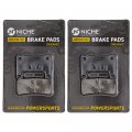 Niche Brake Pad Set For Kawasaki Z1000 43082-0111 43082-0113 Front Rear Organic