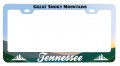 Great Smoky Mountains Tennessee Blue Ridge Bear Gatlinburg Metal License Plate Frame 
