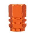 Tomall Orange Hexagon Style Wheel Tyre Valve Stem Caps For Jeep Suv 4wd Rims Dust Cover 