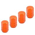 Tomall Orange Hexagon Style Wheel Tyre Valve Stem Caps For Jeep Suv 4wd Rims Dust Cover