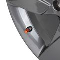 Tomall Orange Hexagon Style Wheel Tyre Valve Stem Caps For Jeep Suv 4wd Rims Dust Cover