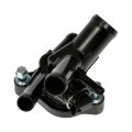 Engine Coolant Water Outlet With Sensor For Chevy Trax 2019 Plastic Black Gasket O Ring Replacement 12672523 And 12707589 