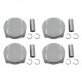 Secosautoparts Standard Size Complete Piston Set Compatible With Kia Forte 1 8l L4 Dohc 16v 2011-2016 23041-2e100