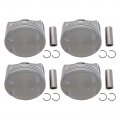 Secosautoparts Standard Size Complete Piston Set Compatible With Kia Forte 1 8l L4 Dohc 16v 2011-2016 23041-2e100