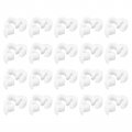 Uxcell Double Gripping Nylon Hose Clamps 20pcs 3 8-4 3mm Adjustable Snap Grip Plastic Clamp For Fuel Line Hoses Plumbing