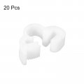 Uxcell Double Gripping Nylon Hose Clamps 20pcs 3 8-4 3mm Adjustable Snap Grip Plastic Clamp For Fuel Line Hoses Plumbing