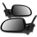 Pair Powered Heated Side View Door Mirrors For Suzuki Forenza 04-08 And Reno 05-08 Sz1320111 Sz1321111 Black Paintable Finish 