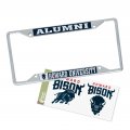 Howard University Metal License Plate Frame And Sticker For Front Or Back Of Car Officially Licensed Sticker Combo Alumni 