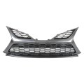 Gray Front Bumper Lower Grill Honeycomb Mesh Grille Without Sensor Holes For 2021 2022 Camry Se Xse Sedan 4 Door