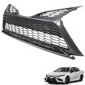 Gray Front Bumper Lower Grill Honeycomb Mesh Grille Without Sensor Holes Replacement For 2021-2022 Camry Se Xse 