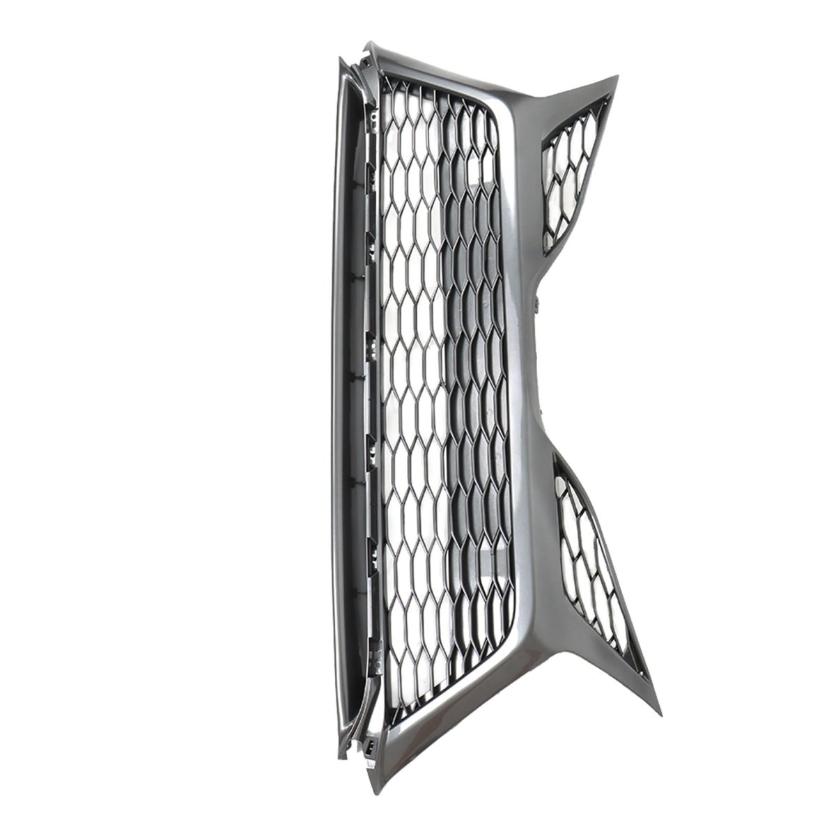 Gray Front Bumper Lower Grill Honeycomb Mesh Grille Without Sensor Holes For 2021 2022 Camry Se Xse Sedan 4 Door
