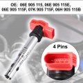 X Autohaux Car Ignition Coil Engine Replacement 06e 905 115 For Audi A3 A4 A5 Quattro