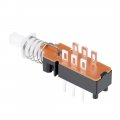 Uxcella Momentary Push Button Switch Dpdt 2 Pole 6 Pin 1 Position 2pcs