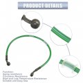 X Autohaux 50cm 19 69 Length 10mm Id Motorcycle Hydraulic Brake Line Oil Hose Pipe 28a Stainless Steel Braided Cable For Atv