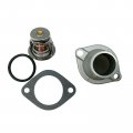 Fridayparts Thermostat Kit Water Outlet Pipe 8971606540 8943259561 8971690151 Compatible For John Deere Excavator 27zts 35zts
