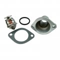 Fridayparts Thermostat Kit Water Outlet Pipe 8971606540 8943259561 8971690151 Compatible For John Deere Excavator 27zts 35zts