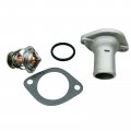 Fridayparts Thermostat Kit Water Outlet Pipe 8971606540 8943259561 8971690151 Compatible For John Deere Excavator 27zts 35zts