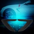 Side Air Fender Sticker Qiilu Duokon Car Vent Cover Trim For 3 Series F30 2012 2013 2014 2015 2016 Black