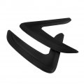 Side Air Fender Sticker Qiilu Duokon Car Vent Cover Trim For 3 Series F30 2012 2013 2014 2015 2016 Black