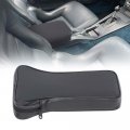 G-plus Center Armrest Pad Console Smooth Black Leather C2 C3 Compatible With 1967-1982 Chevy Corvette
