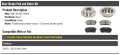 Rear Ceramic Brake Pads And Rotor Kit Compatible With 2010-2013 Kia Forte