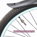 Pack Of 4 Bike Lights Led Flash Wheel Tire Valve Cap Car Lamp For Motorcycle Bicycle Pink