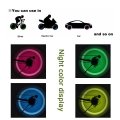Pack Of 4 Bike Lights Led Flash Wheel Tire Valve Cap Car Lamp For Motorcycle Bicycle Pink