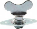 All19060 0 650 In Steel Winged Head Self Ejecting Button Pack Of 10 
