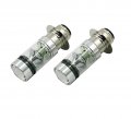 Motoparty For Kawasaki Bayou 220 300 Kfx 400 Klx 250r Lakota Prairie 360 100w White High Power H6 2pcs 