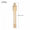 Uxcell Brass Straight Grease Fitting G1 8 Thread 80mm Length Hydraulic Accessories 2pcs