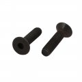Uxcell 4pcs M6x25mm Flat Countersunk Head Hex Socket Left Hand Thread Bolt Din7991