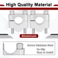 28 6mm Handlebar Risers With Clamp For Multistrada 00 S1000r 1 1 8 In Motorcycle Adv Dirt Bike 20mm Rise Cnc 6063 T6 Aluminum