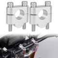 28 6mm Handlebar Risers With Clamp For Multistrada 00 S1000r 1 1 8 In Motorcycle Adv Dirt Bike 20mm Rise Cnc 6063 T6 Aluminum 
