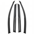 Outside 4 Pieces Black Window Visors Shade Sun Rain Wind Guards Cover Acrylic Replacement For 2006-2012 Toyota Rav4
