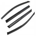 Outside 4 Pieces Black Window Visors Shade Sun Rain Wind Guards Cover Acrylic Replacement For 2006-2012 Toyota Rav4