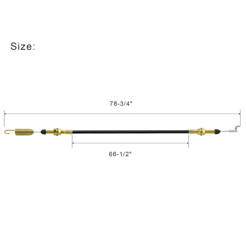2pcs 2-11082 Shifter Cable Replacement For Chuck Wagon Cw-11 Cw-413 Cw-265 Go-karts Parts And Accessories