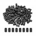 Uxcell 100pcs Nylon Round Spacers 4mm Id 7mm Od 10mm Height Screws Without Threaded Plastic Spacer For M4 Black