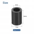 Uxcell 100pcs Nylon Round Spacers 4mm Id 7mm Od 10mm Height Screws Without Threaded Plastic Spacer For M4 Black