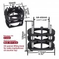 Router Lift Base Aluminum Alloy Stainless Steel 4 Jaw Clamping Metal Milling Table Lifting System For Small Electric Tenoning