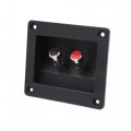 Uxcell 2 Way Square Binding Post Speaker Box Terminal Cup Plate Connector Board For Car
