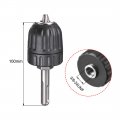 Uxcell 3 8 Keyless Drill Chuck Sds Shank Adapter 0 8-10mm Y45 Steel For Impact Driver Cordless Black