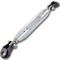Eparts Silver Sports Racing T-6061 Aluminum Rear Lower Strut Bar Tower Brace Stabilizer Towering Tie For 2002-2006 Acura Rsx 
