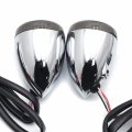 Httmt- Front Smoke Running Brake Turn Signal Chrome Indicator Light Compatible With H-d Xl 883 1200 92-17 P N Mt224-018f-cd Sk